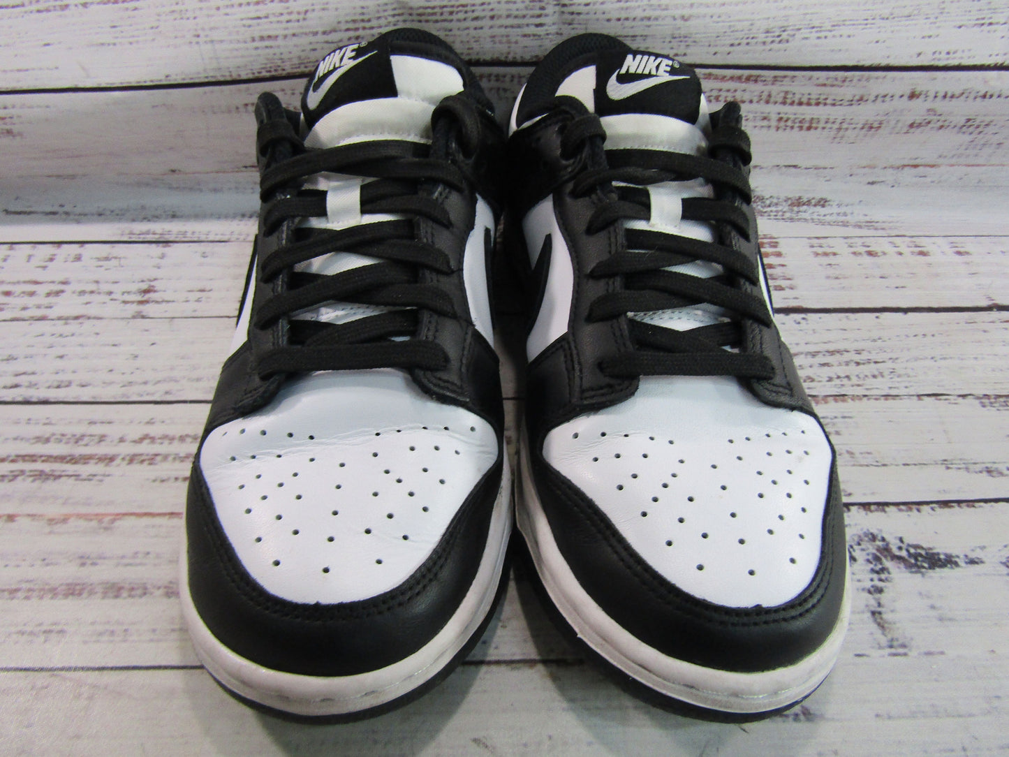Nike Dunk Low Women's Black & White Low Top Sneakers Size 7.5 DD1503-101