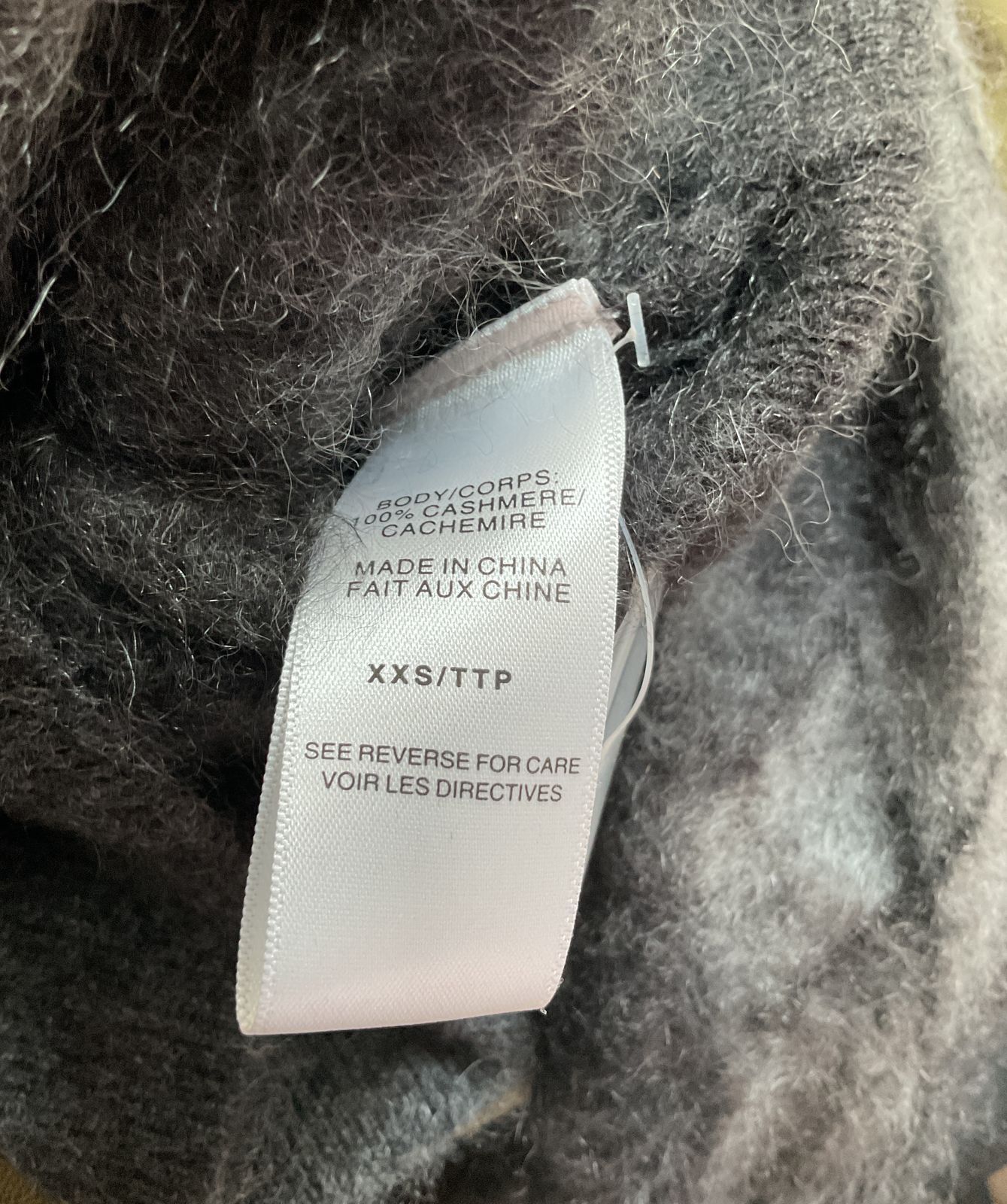 Cami NYC Dorian Cashmere Cardigan Gray XXS