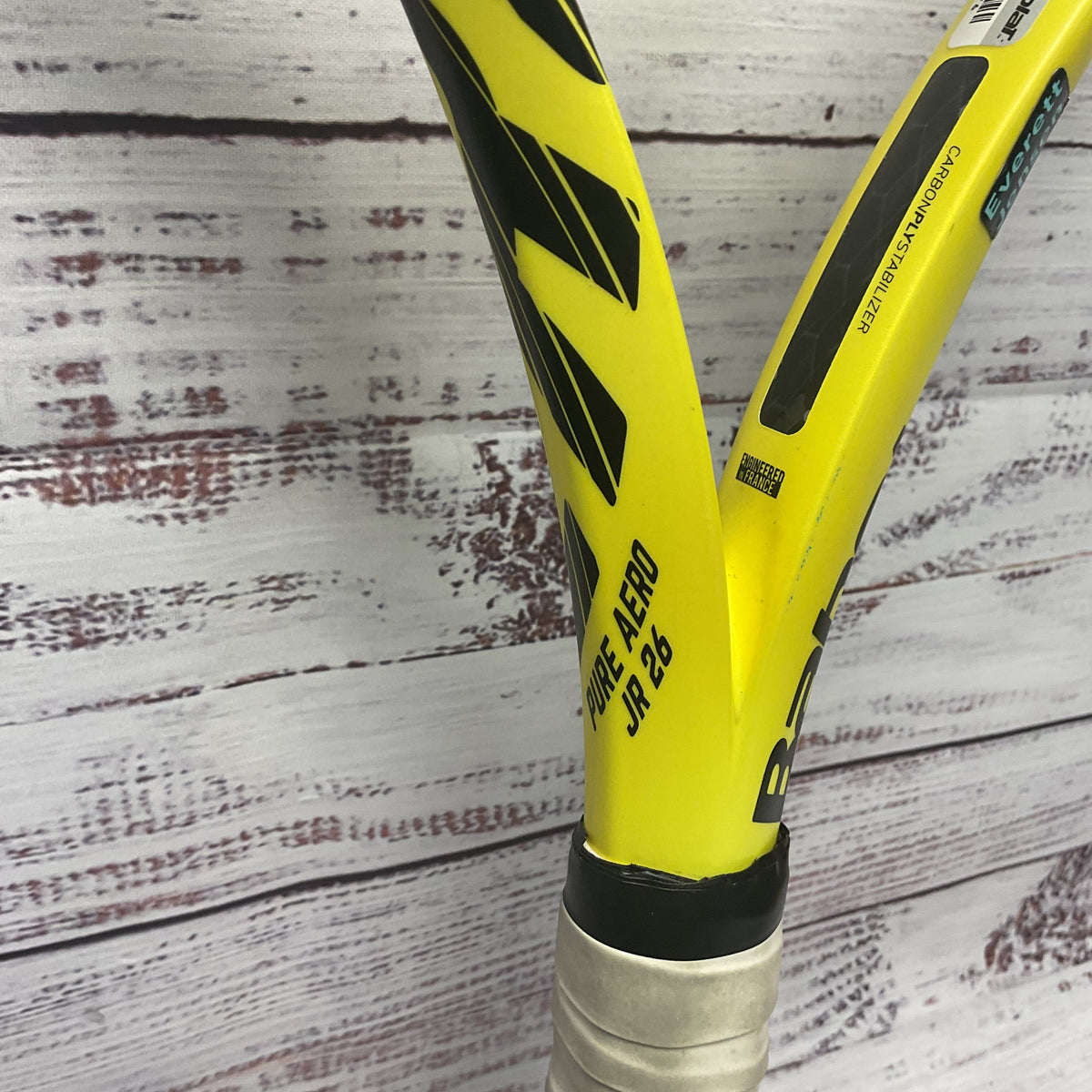 Babolat Pure Aero Jr 26 Tennis Racket Yellow Black 250g 26"x11"