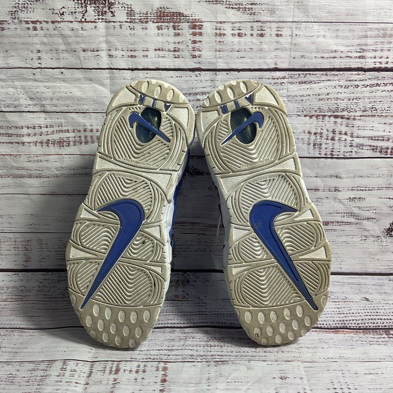 Nike Air More Uptempo Medium Blue Hi Top Basketball Sneaker Kid's Size 6.5Y