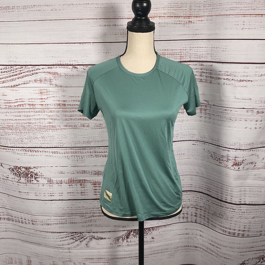 Tracksmith Patina Blue Green Polyester T-shirt - Size S