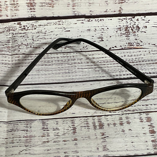 VTG. THEO "Blanc" Brown Cat Eye Eyeglasses (FRAMES ONLY)