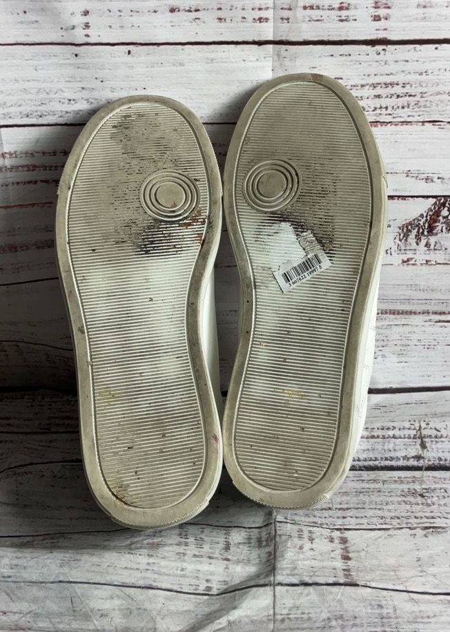 Zadig & Voltaire Paris Leather Studded Sneakers White 38
