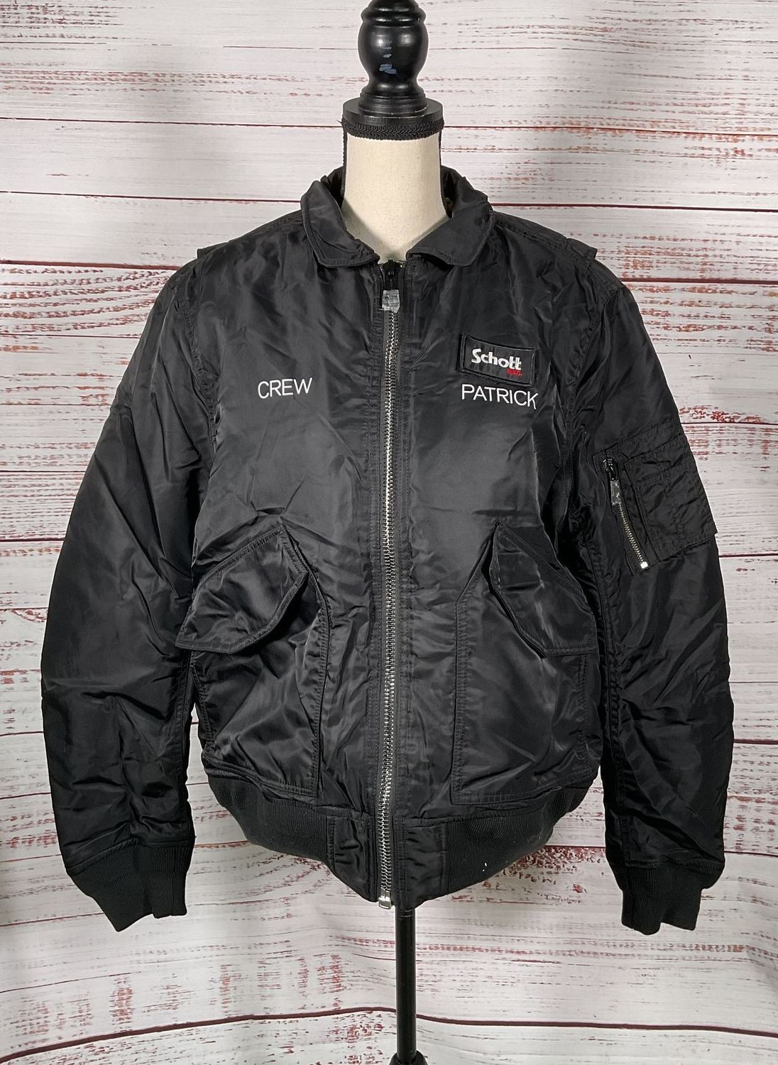 Schott Billie Eilish 1 By 1 Tour Patrick Crew Jacket Black XL