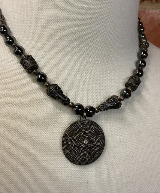 Unbranded Sterling Silver Vintage Beaded Necklace