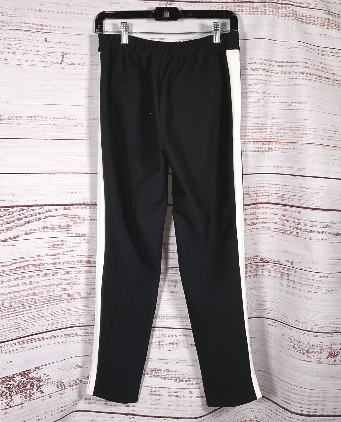 Gérard Darel Side Stripe Stretch Waist Pants Black 36
