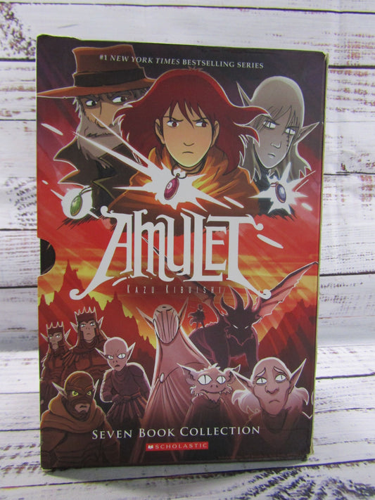 Kazu Kibuishi Amulet Seven Book Collection