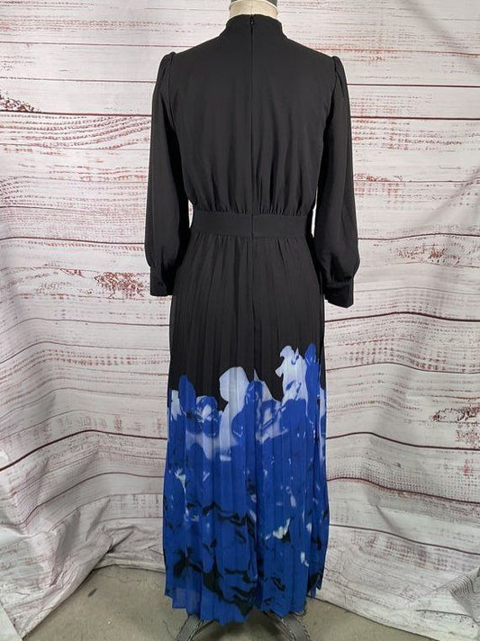 Ivee Floral Print Long Sleeve Dress Multicolor S