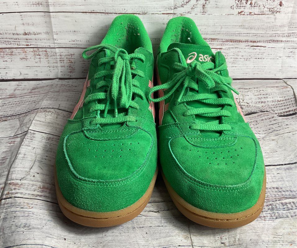 Asics Men's Skyhand OG Suede Sneakers Green 11
