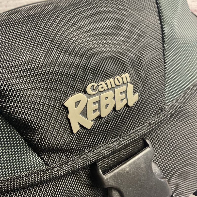 Canon Rebel Black Nylon 6 Way Camera Gadget Bag