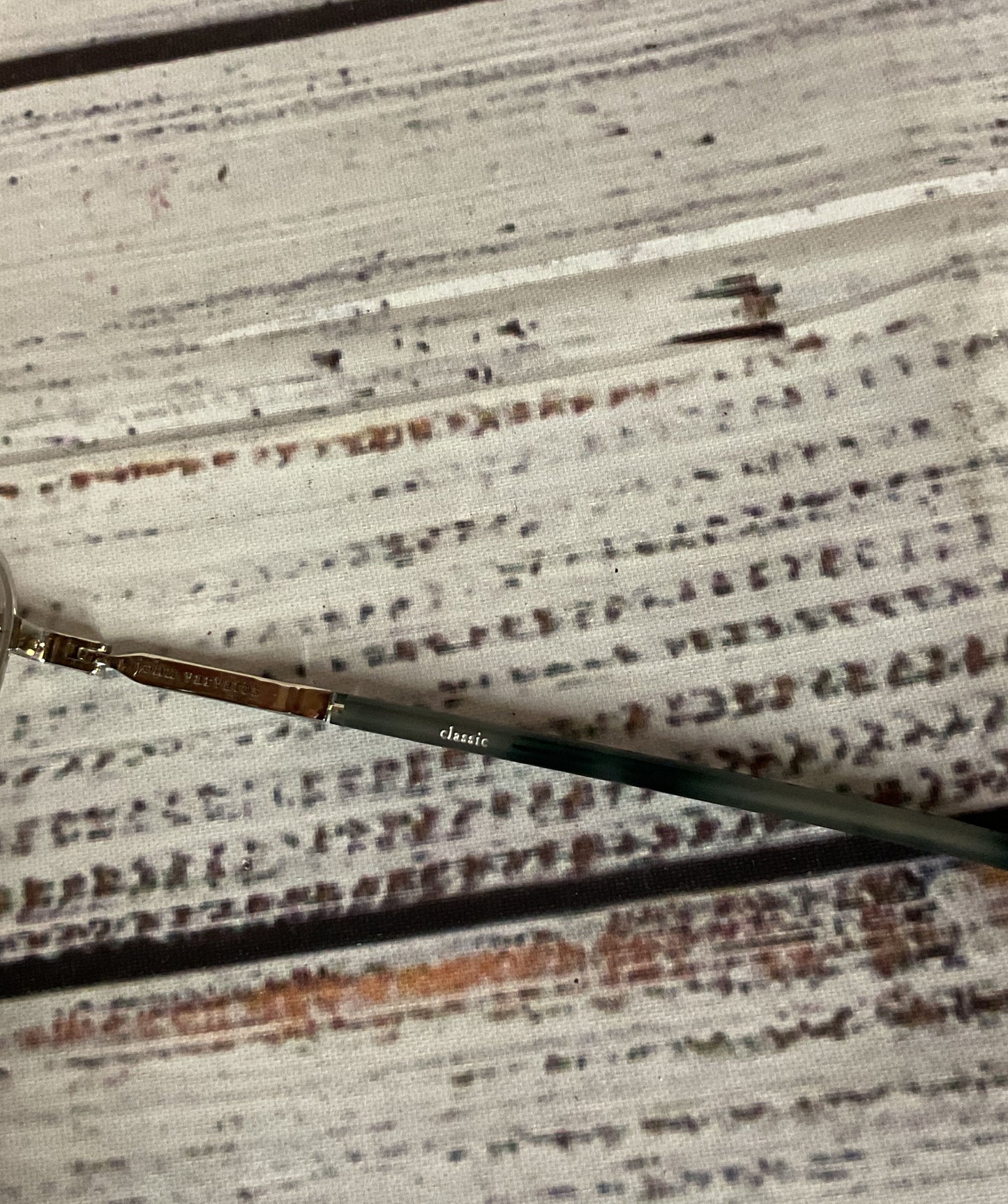 JOHN VARVATOS Silver Classic V177 Eyeglasses Frame Only - Size 145