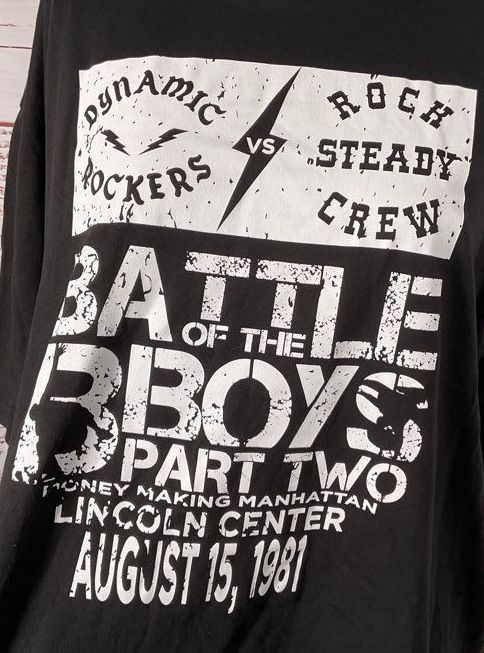 Mitchell & Ness Men's 50th Anniversary Hip-Hop Battle of the B-Boys Black M