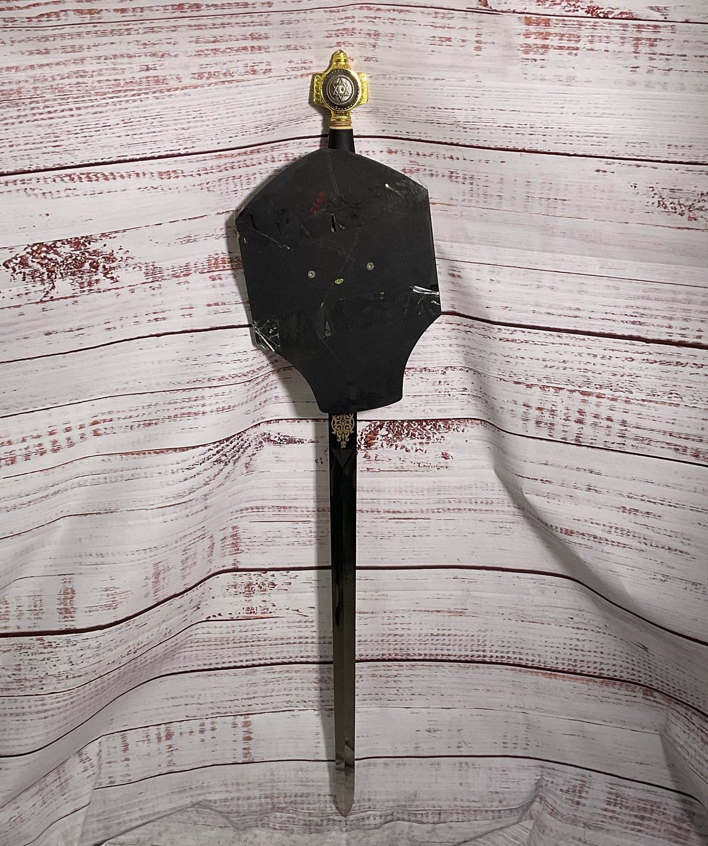 Solomon King Templar 48" Sword & Wall Plaque
