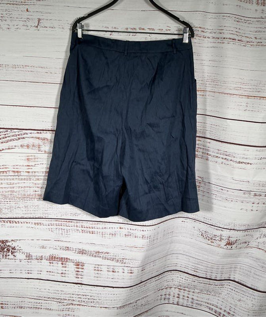 NWT Women's Lafayette 148 Linen Blend Shorts Size 10 Retail $278