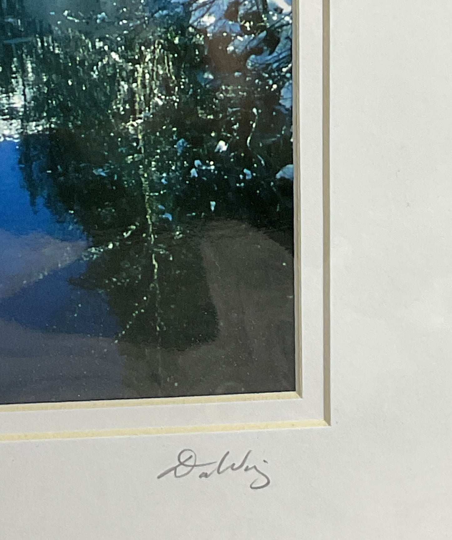 Half Dome & Reflection Photograph Signed by Dan Warsinger