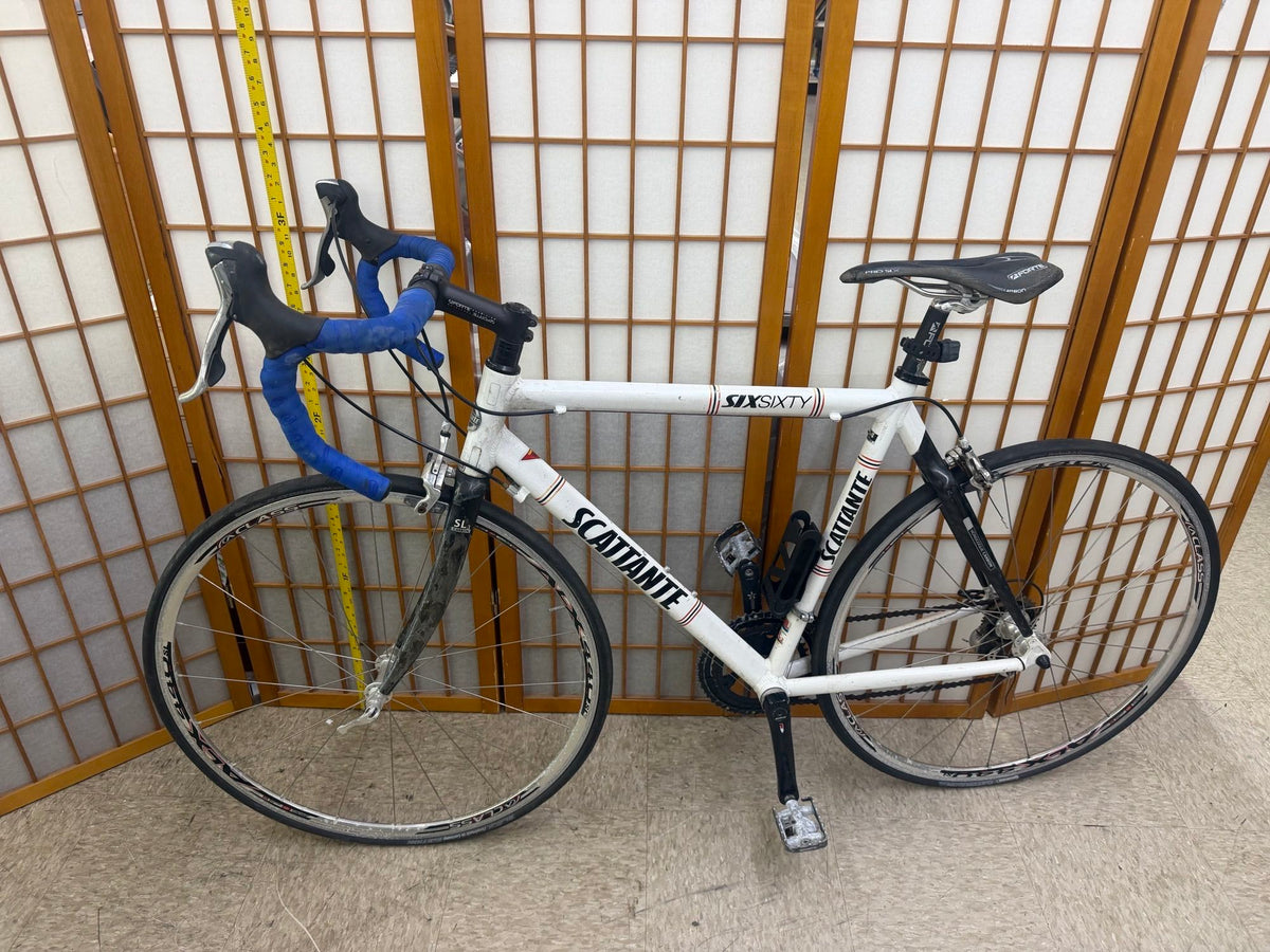 Scattante Six Sixty Road White Steel Bike PICK UP ONLY