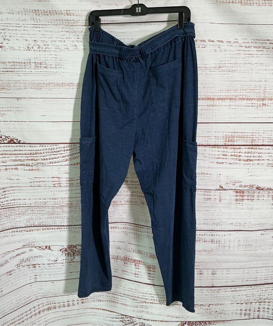 NWT Women's J. Jill Elastic Waist Pants in Indigo Size L Retail $99