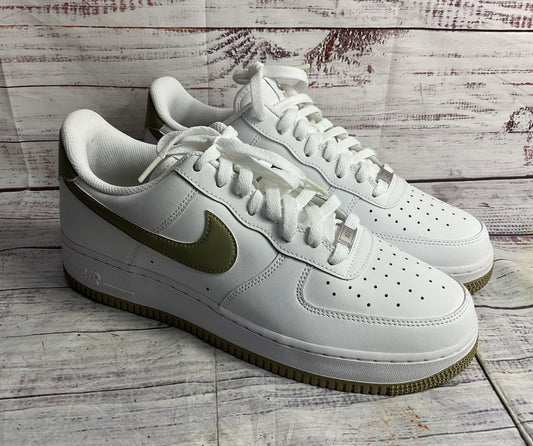 Nike Air Force 1 '07 FJ4146-110 Sneakers White Neutral Olive 10.5