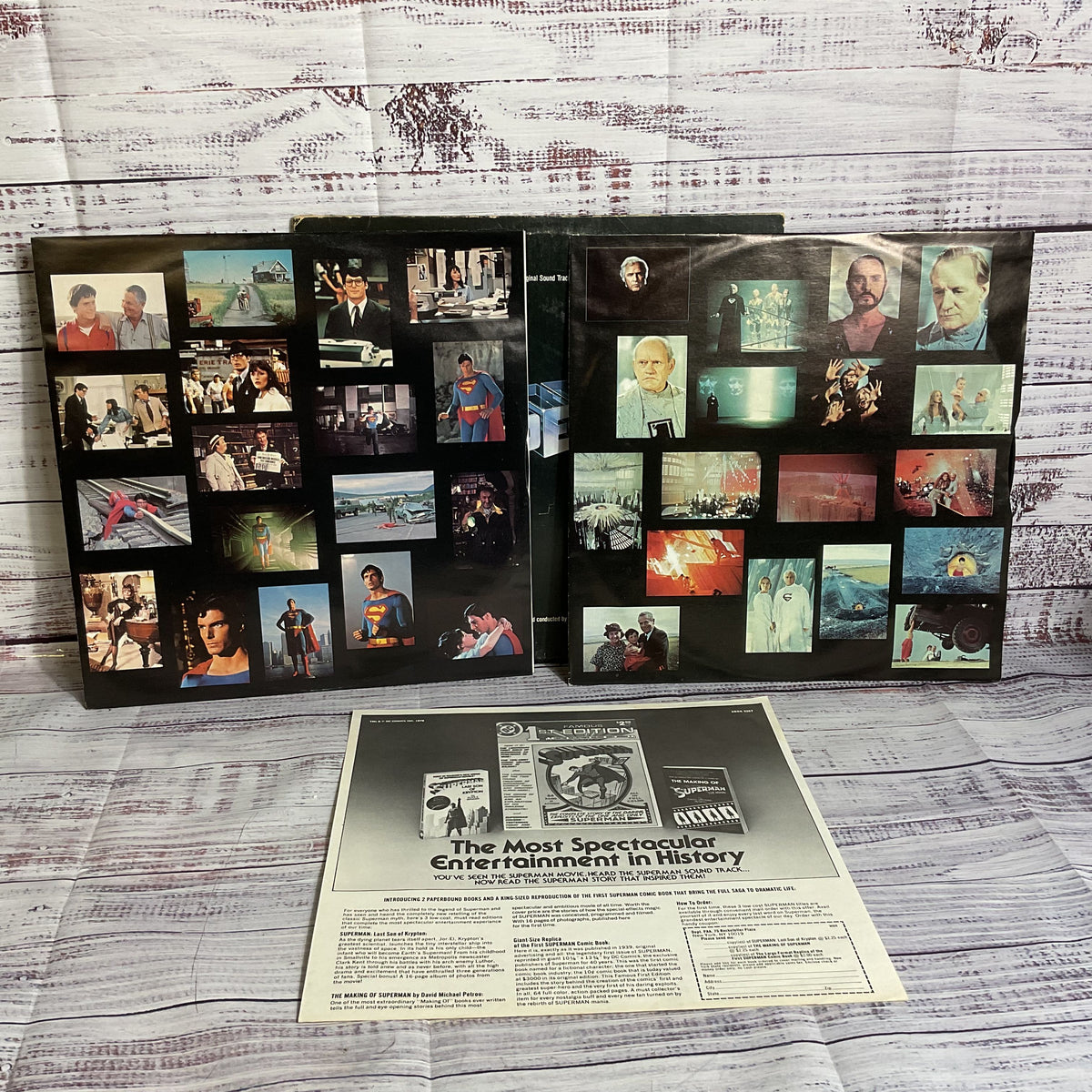 SUPERMAN: The Movie Original Soundtrack Record Vinyl