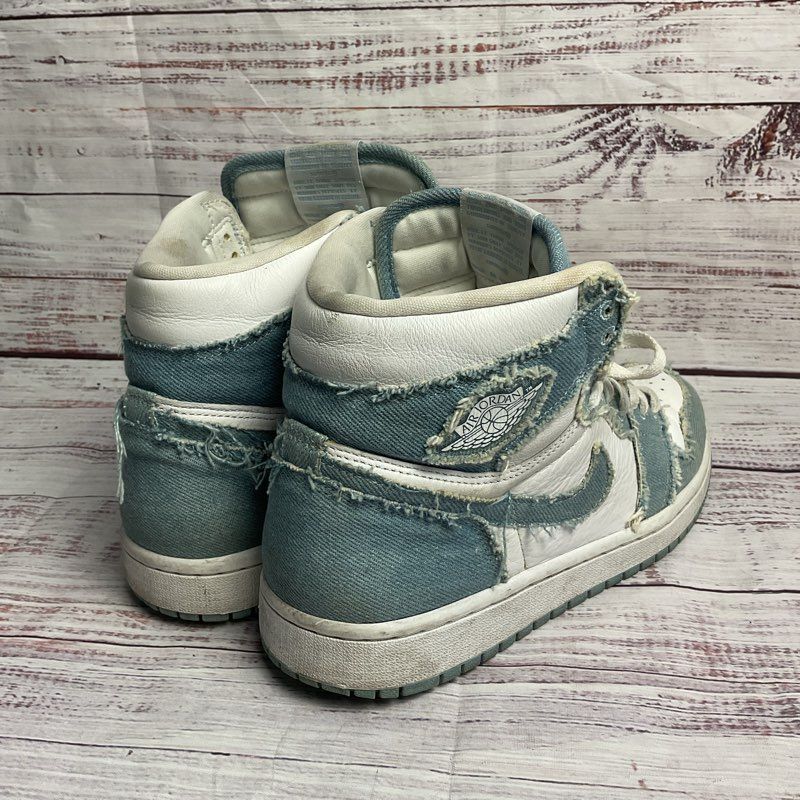 Nike Air Jordan 1 Retro Hi OG Denim & Leather DM9036-104 Sneaker Women's Size 9