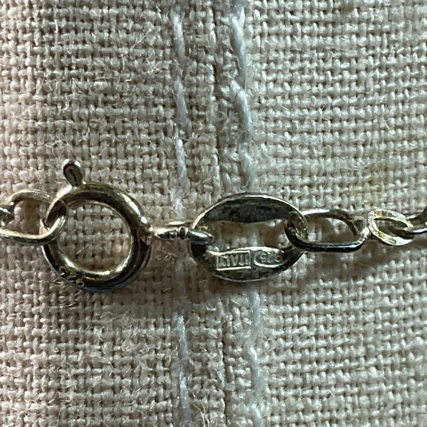Sterling Silver Alpha Delta Pi Sorority Pendant 16.25" Chain Necklace- 2.60g