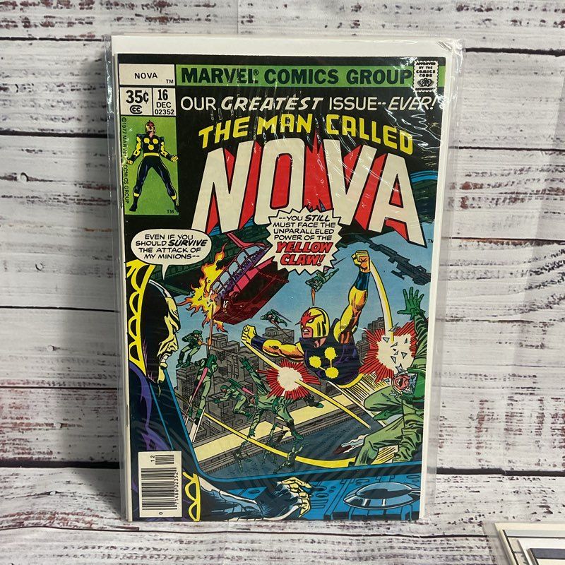 Lot Of 7 Vtg. Man Called Nova Marvel Comics 3 5 11 16 20 21 Ungraded