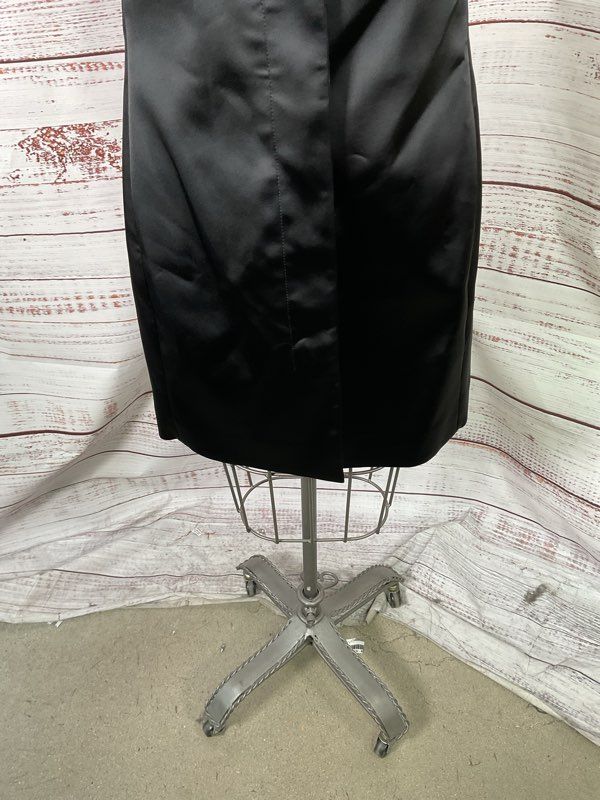 NWT The Row Women's Black Lafran Short Button Vest Dress Size 10