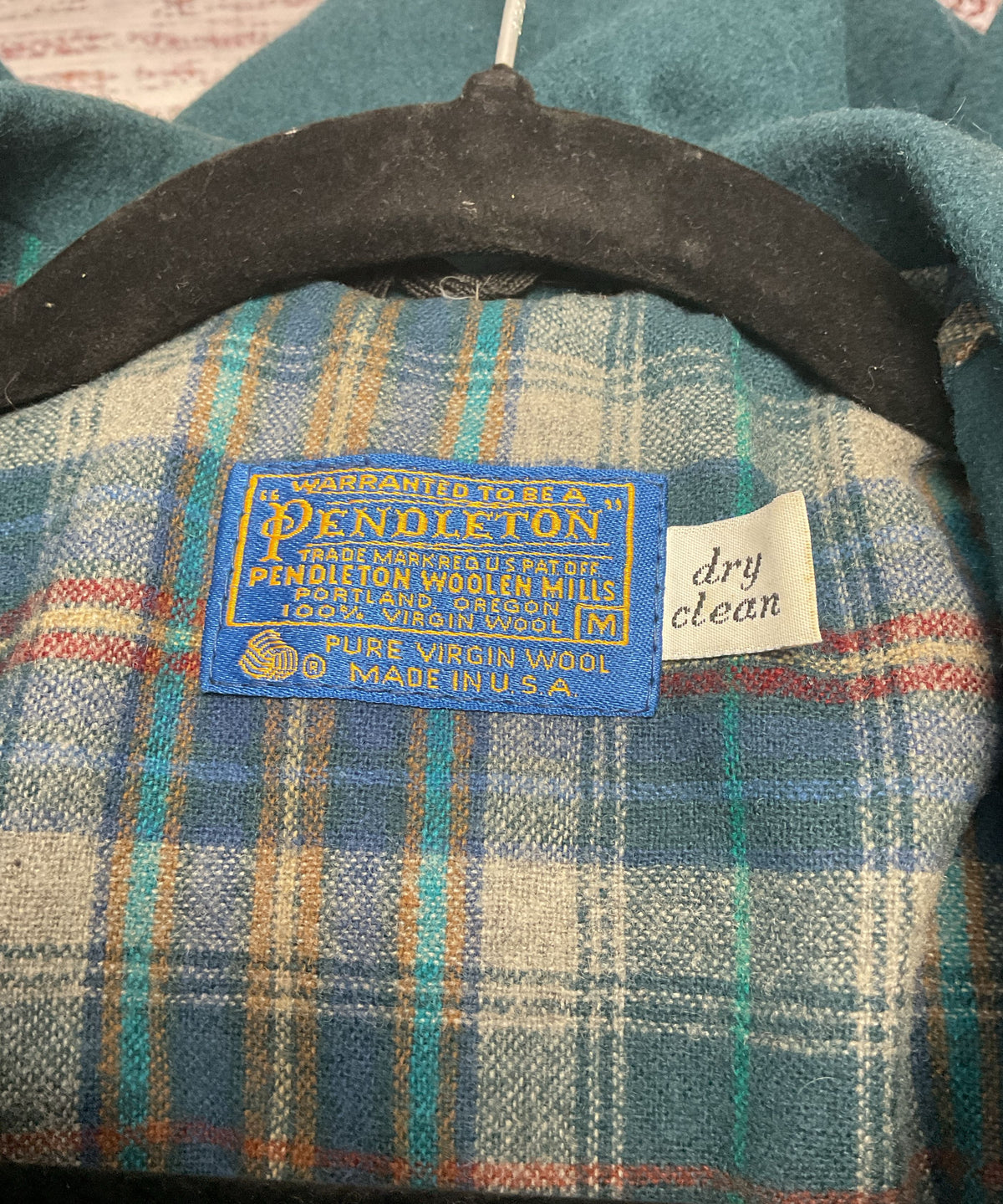 Pendleton Turquoise Blue Green Zip Up Scout Jacket - Size See Photos