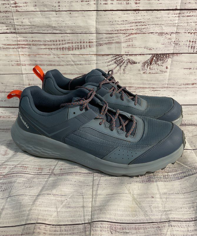 Columbia Vertisol Trail Men's Running Shoes Sneakers Blue Grey Size 14W