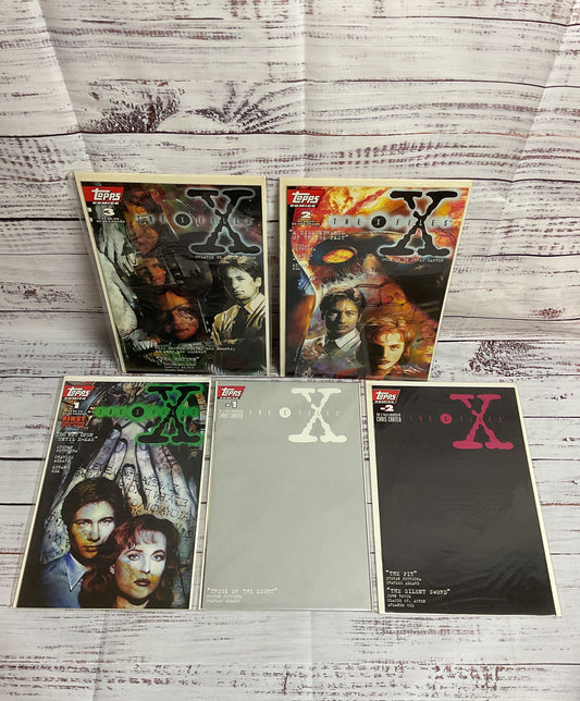 NEAR MINT Vintage Topps LOT Of 5 X-Files Comics