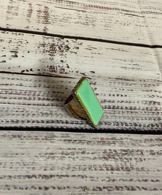 Jenny Bird Silver Tone size 6 Ring