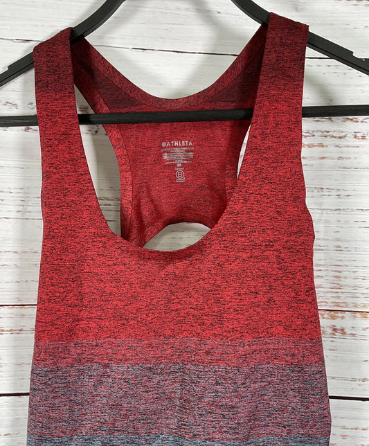 Athleta Women's Ombre Red & Blue Relay Tank Top Size M
