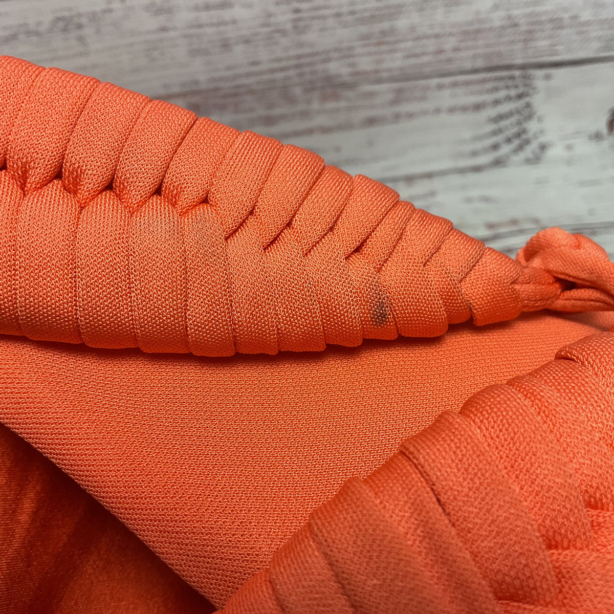 Temperley London Salmon Orange One Shoulder Silk Lined Dress - Size 8