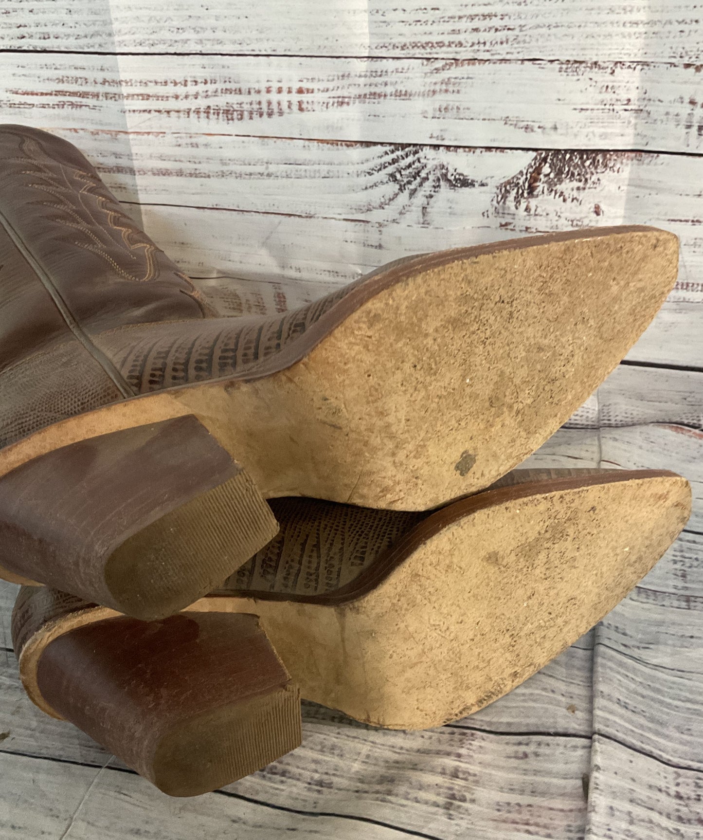 Wonderwest Havannah Tall Western Snip Toe Boots Brown 7