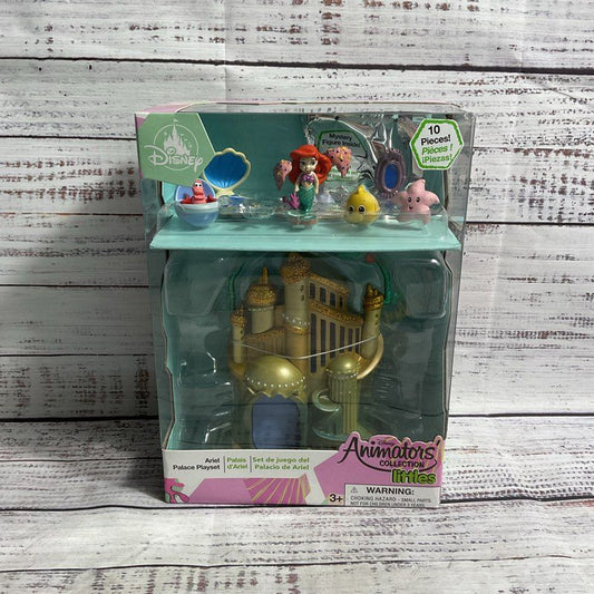 NIB Disney Animator's Collection Littles Ariel's Palace Mini Playset