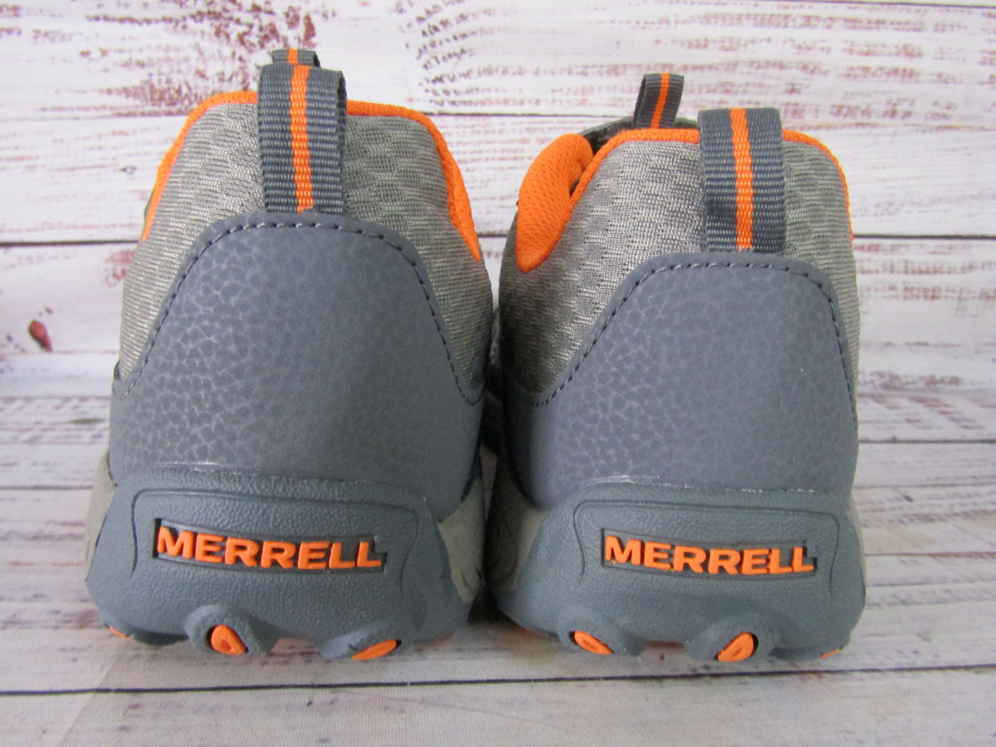 Merrell Trail Chaser Boy's Gunsmoke Gray Hiking Shoes Size 5