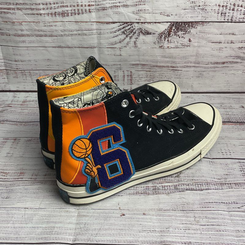 Converse X Space Jam Tune Squad Black High Top Sneaker Men's Size 10.5 US