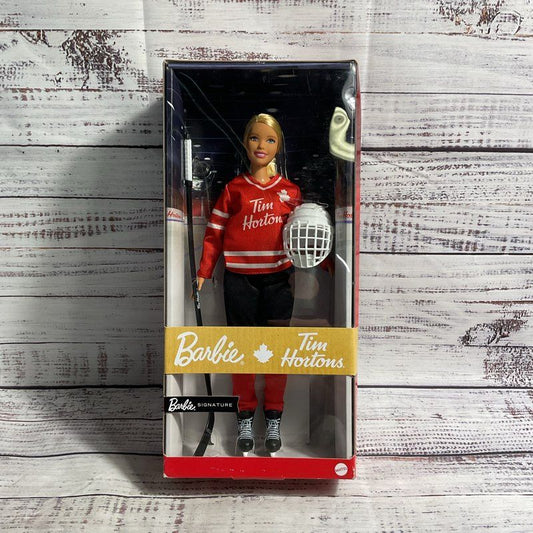 NEW Barbie Tim Horton's Signature Series Canadian Hockey Player Fashion Doll