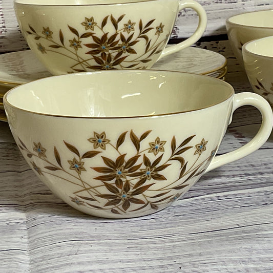LENOX Starlight 6 Cups And 4 Saucers- 10 pieces (1 of 2)