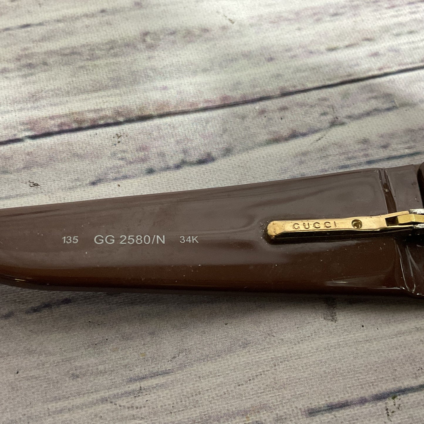 VTG. GUCCI GG2580/N 34K Unisex Eyeglasses Frames- 135 (FRAMES ONLY)