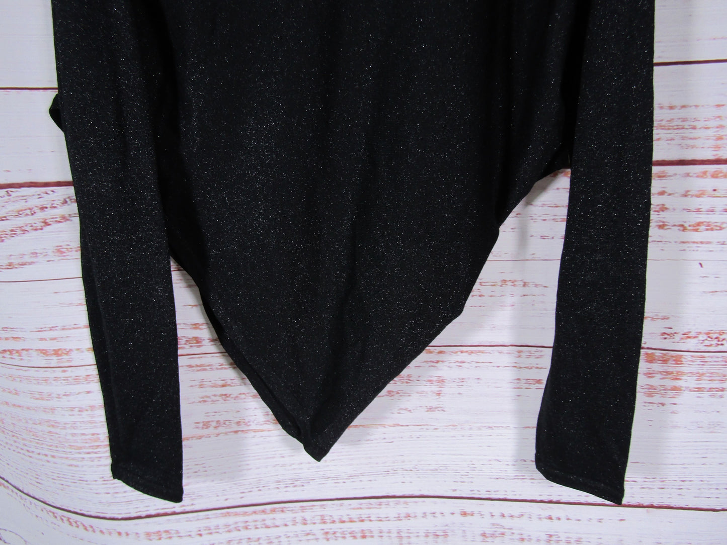 RtA Women's Black Long Sleeve Asymmetrical Blouse Size XS