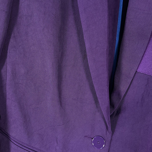 Sandro Valley Purple Single Button Blazer Jacket - Size 38EU 6US