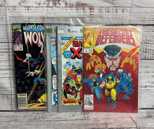 Marvel Comics X Men Fantastic Four Dr Strange Collection of 4 Books