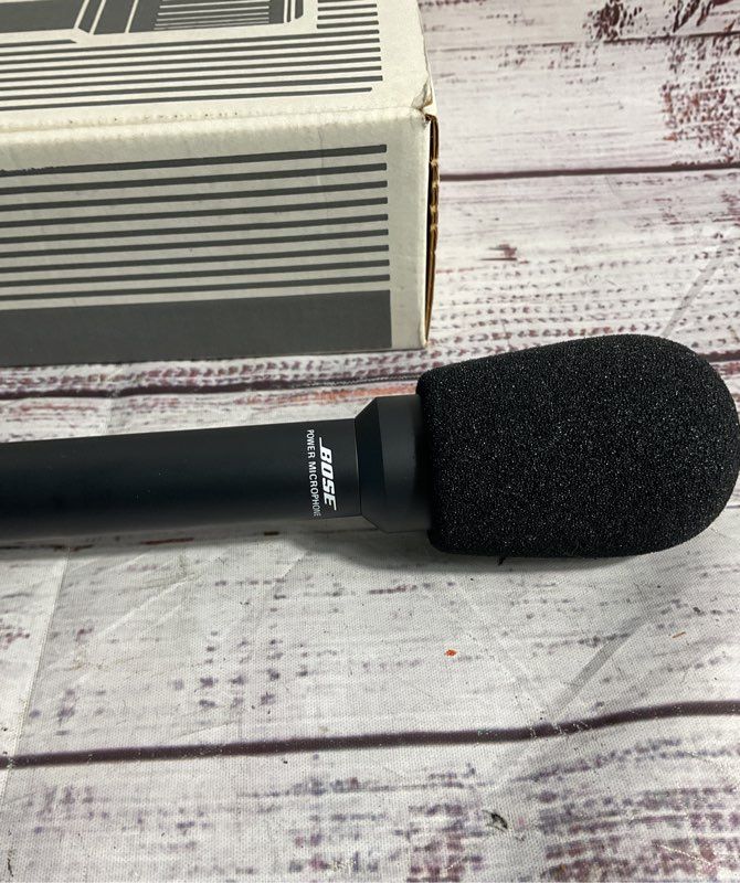 Bose Power Microphone PM-10 Condenser Microphone 5.2 OHM w/ Box & Manual