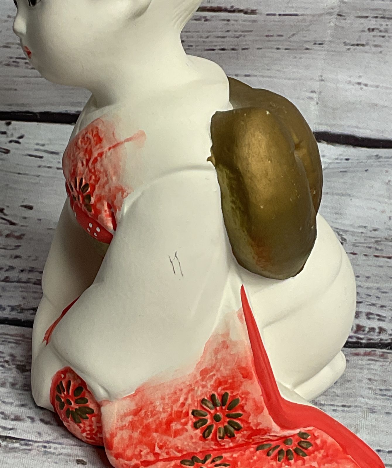 Vintage Geisha Japanese Kyoto Doll Figurines Set of 2