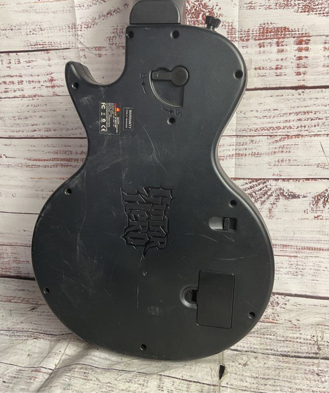 Sony PlayStation Activision Lot of 2 Guitar Hero Slash Star Guitars Red Black