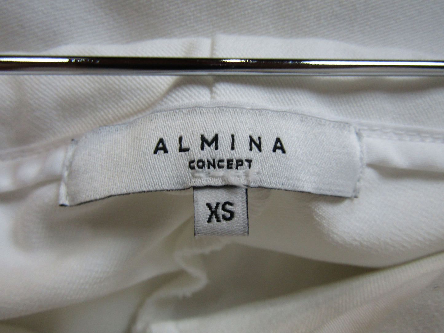 Almina Concept Women's White Drawstring Cargo Pants Size XS