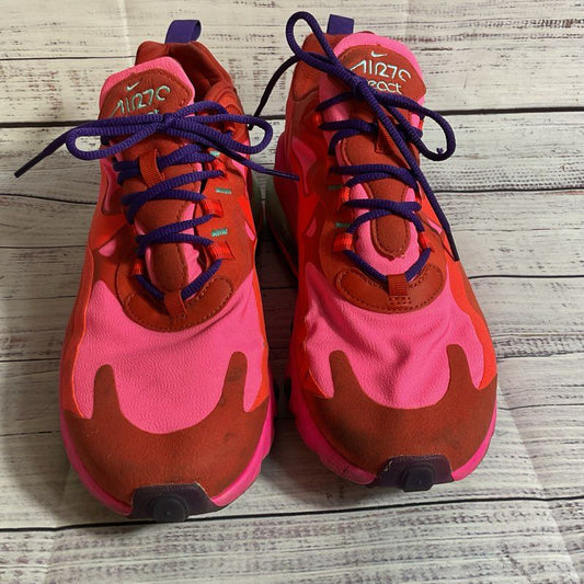 NIKE Air Max 270 React AT6174-600 Mystic Red Pink Blast Women's Shoes- SZ 9.5