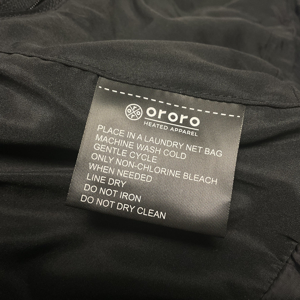 Ororo Heated Black Puffer Battery Not Included Vest - Size L New