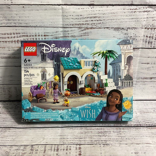 2 Lego x Disney Wish Building Sets City Of Rosas 43223 & Asha's Cottage 43231